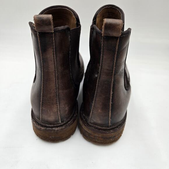 Sofft Distressed Brown Leather Chelsea Ankle Boots Womens size 6 M Pull On - Picture 4 of 7